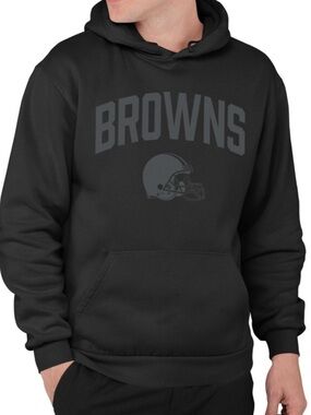 NFL Cleveland Browns Blackout Hoodie 3XL